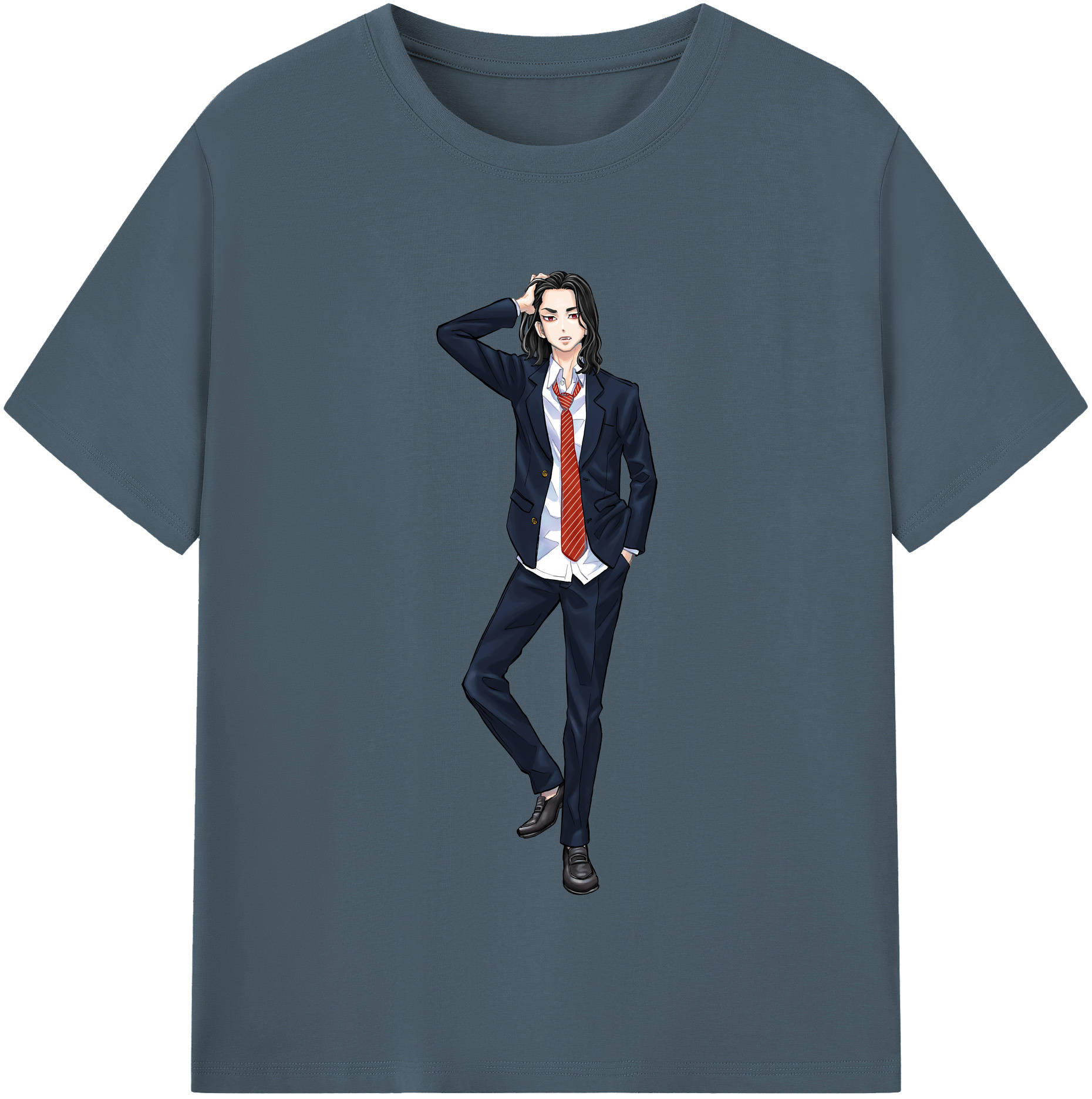 （画像用） 東京リベンジャーズ Tokyo Revengers 綿100％半袖Tシャツ（フロントプリント）
